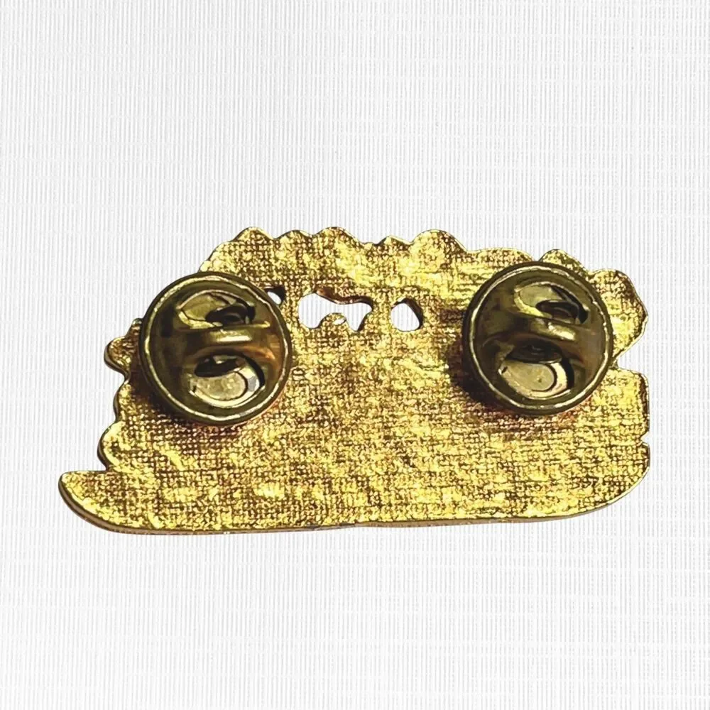 VTG Masonic Pin Shriners International Train Gold Tone Symbol USA Made 1.8